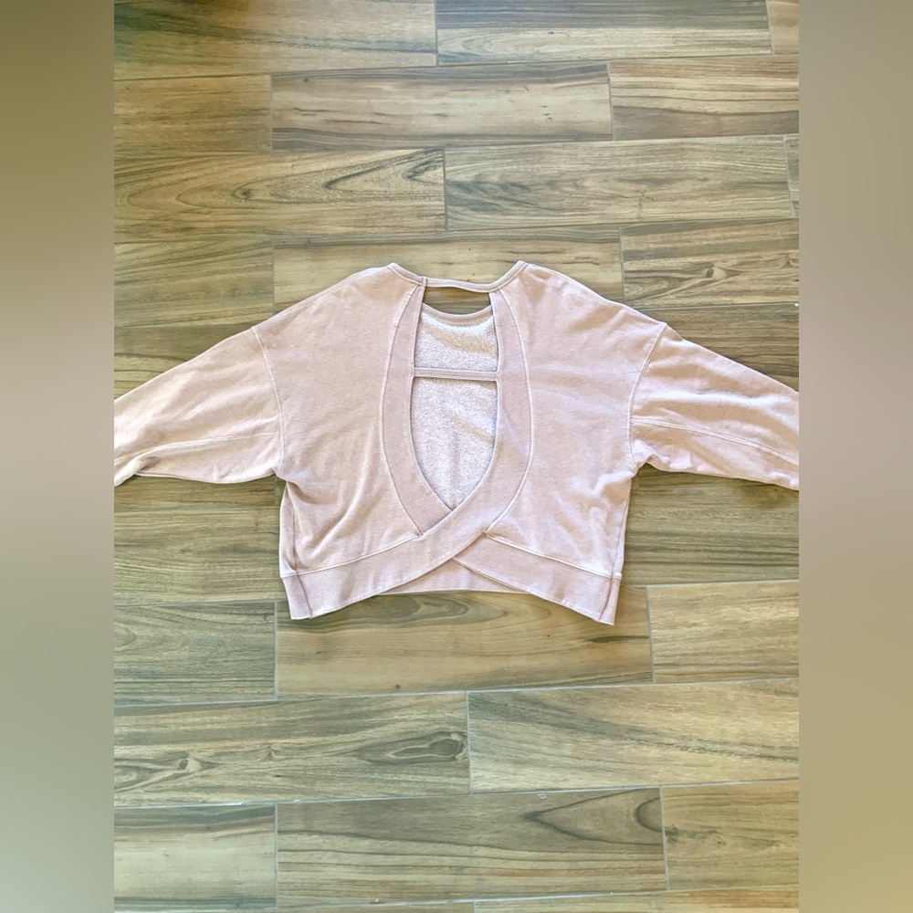 Open back sexy style sweatshirt